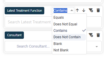 New Advanced Filter Options
