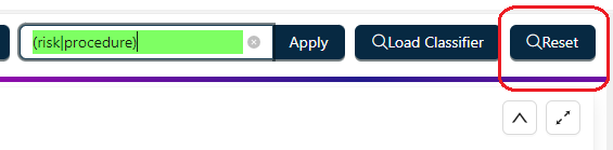 Probe reset button
